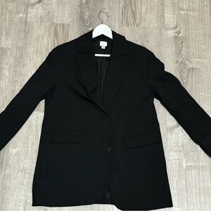 Black oversized blazer